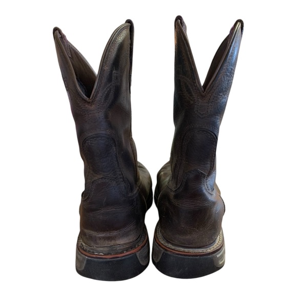 Ariat Mens Thinsulate Waterproof Western Leather Work Cowboy Boots Size 8EE - Picture 9 of 13